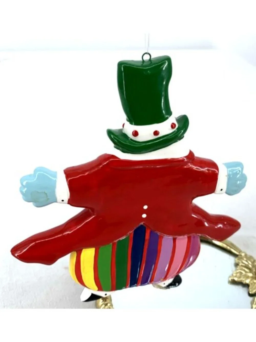 Dept 56 Brightly Snowman Christmas Ornament Porcelain 5